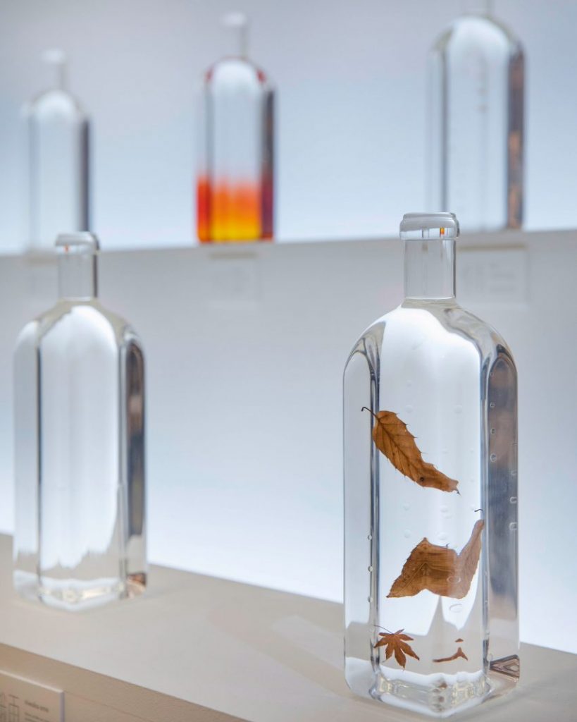 nendo installation rain flowers